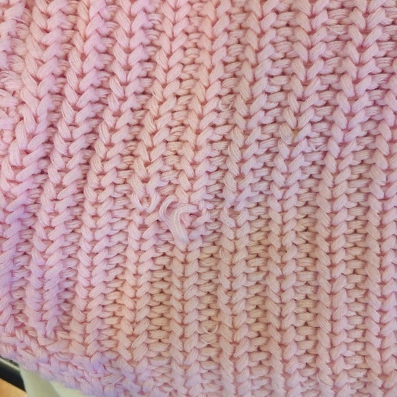 SOLD American Apparel pink fisherman sweater tank - Picture 3 of 3